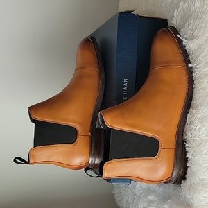 Men's Cole Haan Wagner Grand Chelsea Boot  Mesquite WP US 10M